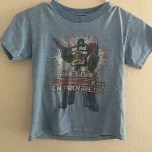 Kids Blue Graphic T-Shirt
